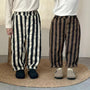 Iseo Brown Stripe Trouser Pants